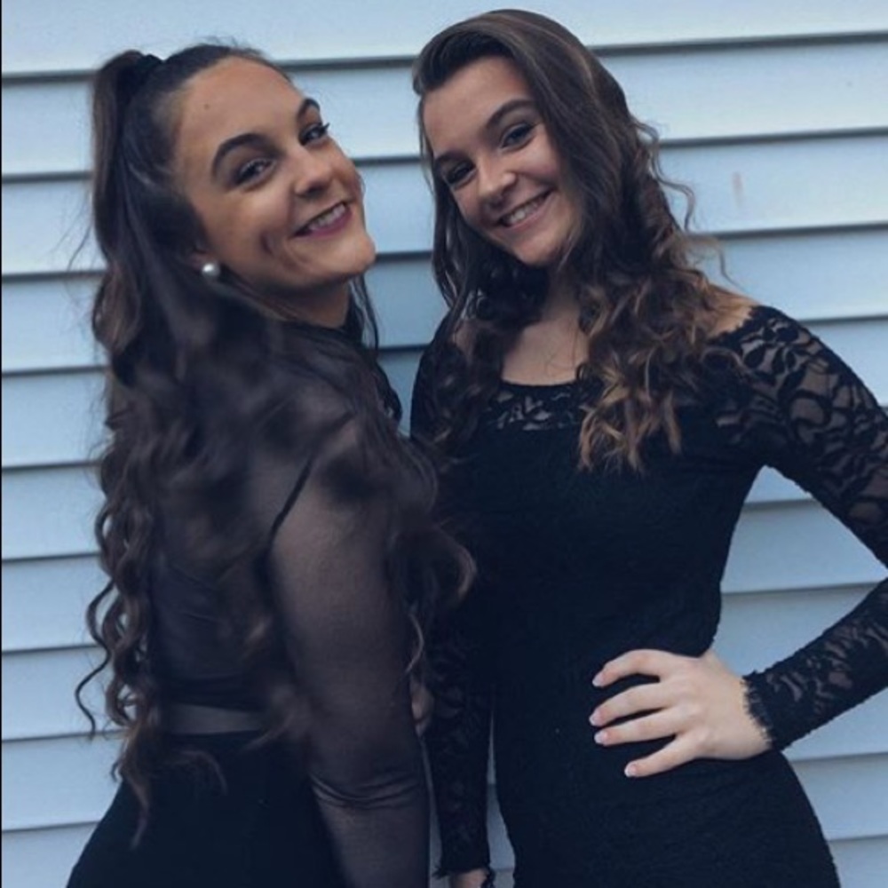 BLACK LONG SLEEVE DRESS